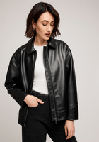 Gentle Fawn Audrey Vegan Leather Jacket - Black