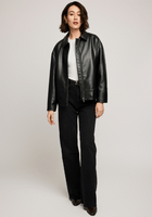 Gentle Fawn Audrey Vegan Leather Jacket - Black