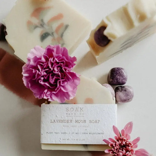 SOAK Bath Co Lavender Moon Soap