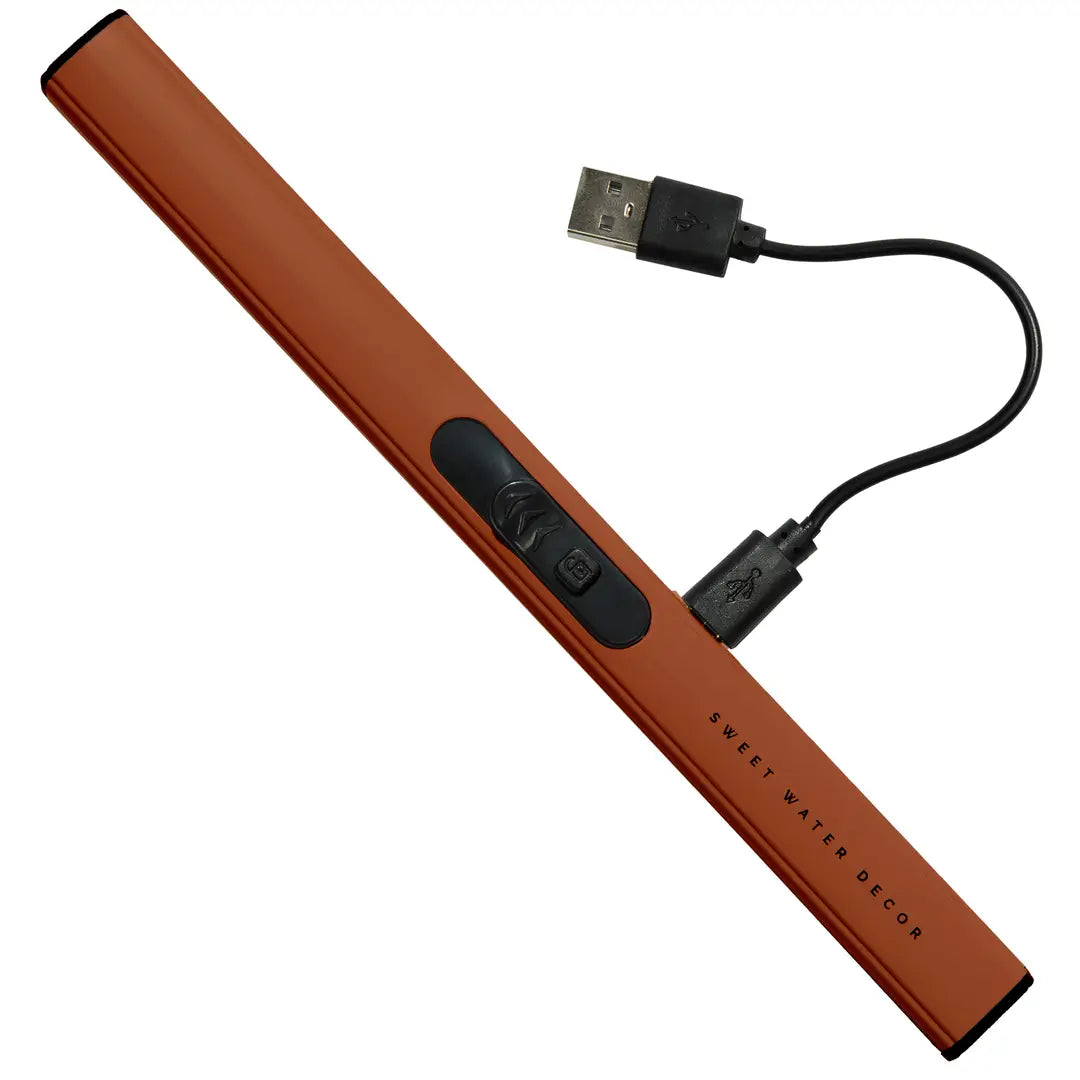 Sweet Water Decor Rechargeable Electric Lighter - Burnt Orange
