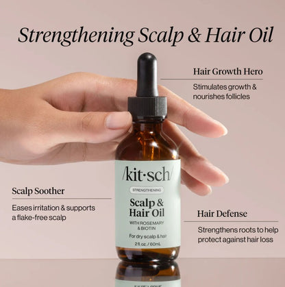 Strengthening Hair & Scalp Oil - Rosemary and Biotin