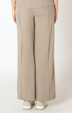 Black Tape Wide Leg Pant - Almond