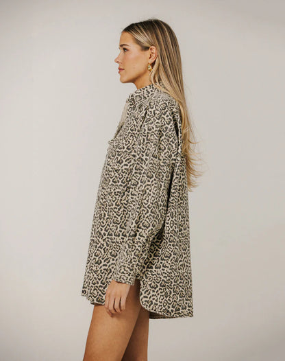 Brunette The Label Shania Jacket - Washed Leopard