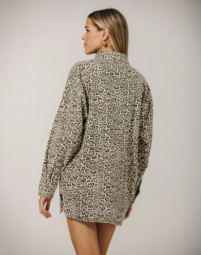 Brunette The Label Shania Jacket - Washed Leopard