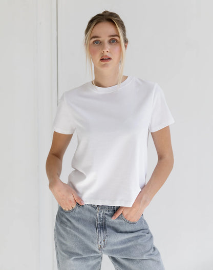 Brunette The Label Paris Tee - White