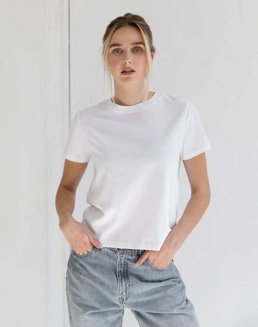 Brunette The Label Paris Tee - White