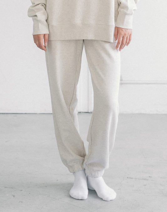 Brunette The Label Oversized Joggers - Oatmeal