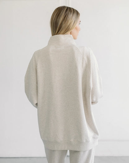 Brunette The Label 1/2 Zip NYBF - Oatmeal