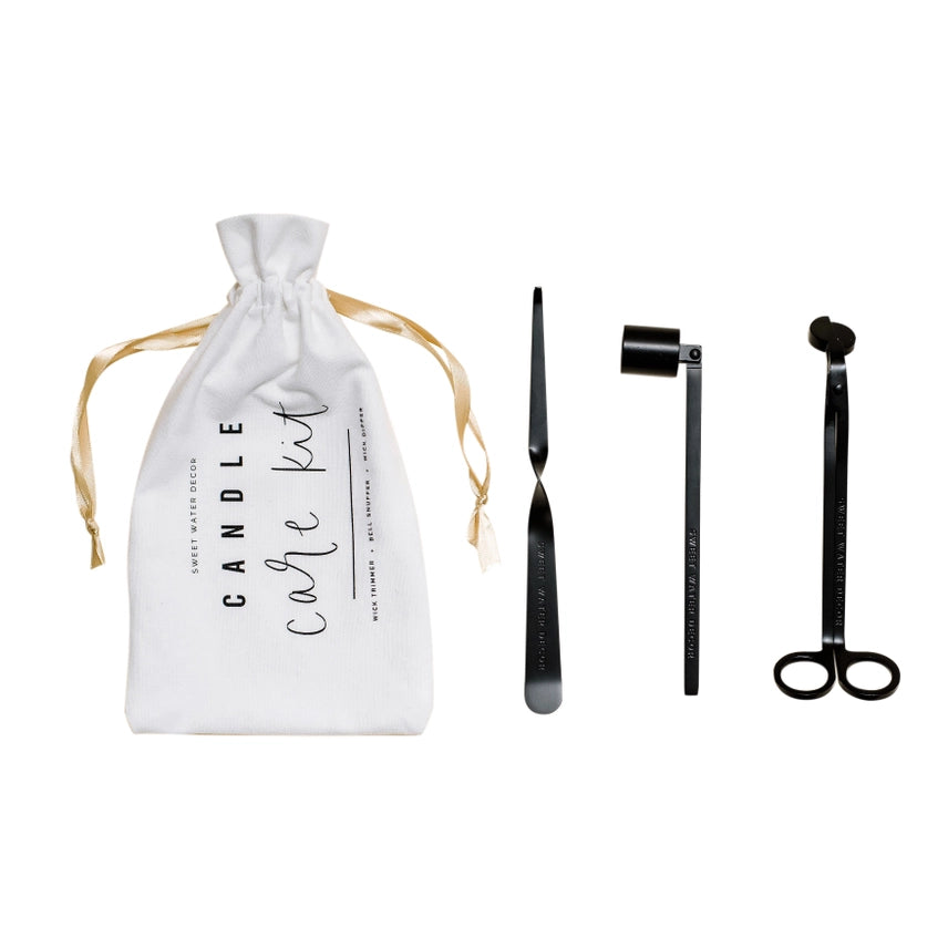 Sweet Water Decor Candle Care Kit - Black