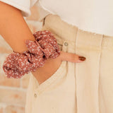 Shop ANDi Jumbo Scrunchie - Floral Pansy