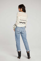 Saltwater Luxe Long Sleeve Sweater - Vanilla