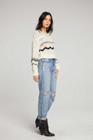 Saltwater Luxe Long Sleeve Sweater - Vanilla