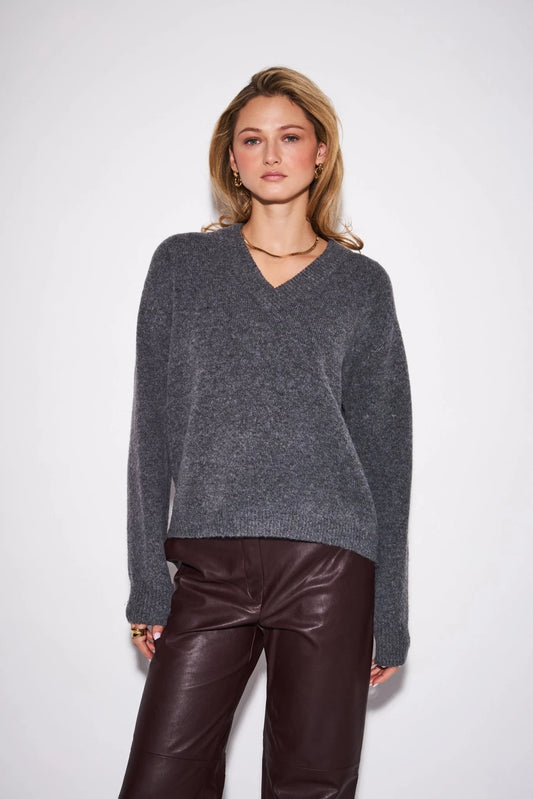 John+Jenn Charlie Sweater - Granite