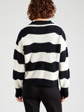 Guess Serena Sweater - Cream and Black Stripes