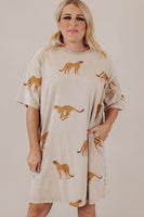 Dear Lover Plus Size Mini Dress - Apricot