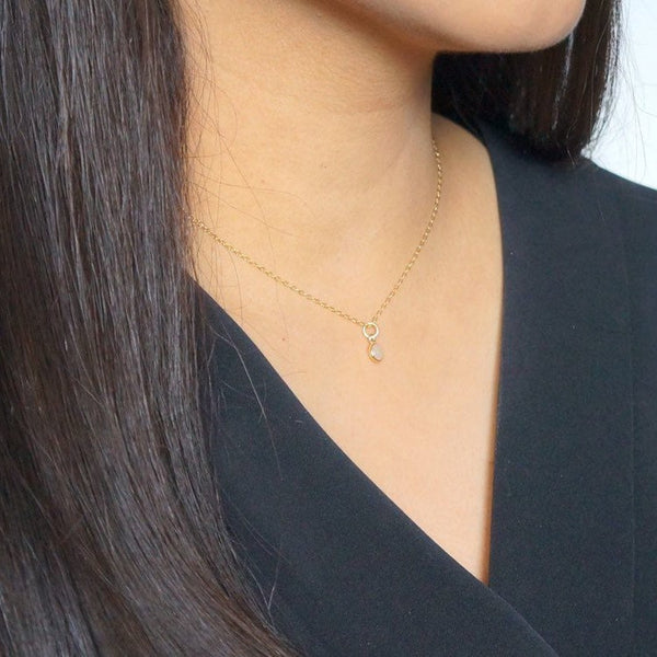 Hunter & Trove Cira Necklace - Gold 18" Cable Chain