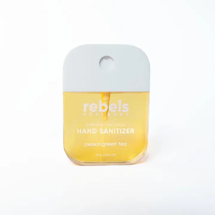 Rebels Refinery Peach Green Tea Pocket Hand Sanitizer