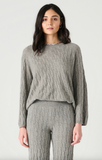 Dex Cable Knit Sweater - Grey