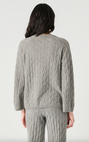 Dex Cable Knit Sweater - Grey