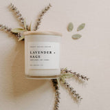 Sweet Water Decor 11oz Soy Candle - Lavender and Sage