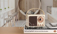 Retro Radio Wireless Speaker - Cream