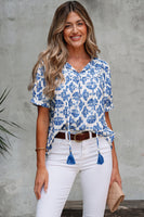 Dear Lover Blouse  - Sky Blue
