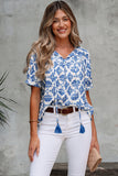 Dear Lover Blouse  - Sky Blue