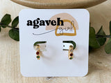 Agave Girl Holiday Hoops - Gold