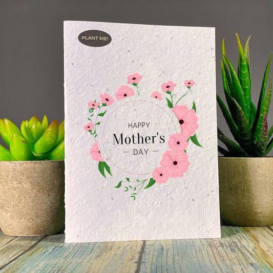 Plantable Greetings Card - Happy Mothers Day