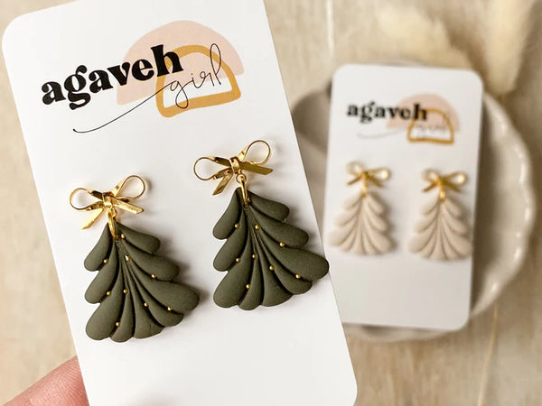 Agaveh Girl Balsam Fir Earrings - Balsam