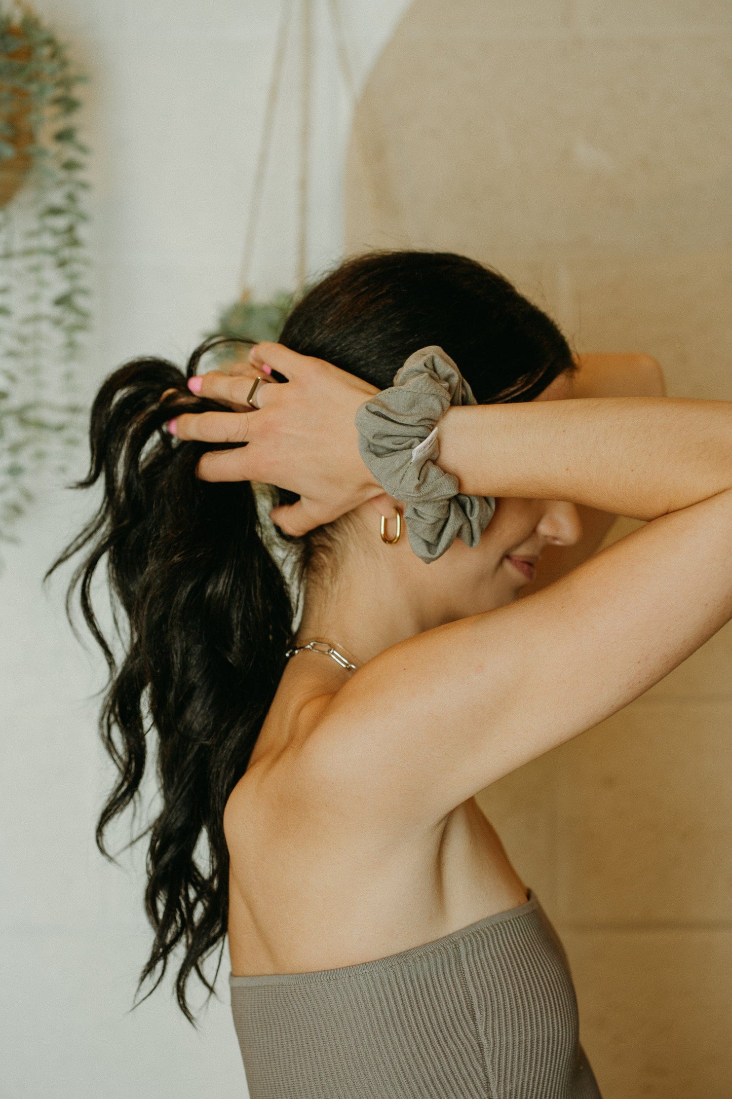 Eliasz and Ella Genuine Hoop Earrings - Silver