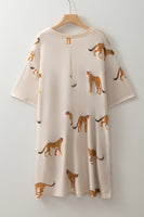 Dear Lover Plus Size Mini Dress - Apricot