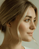 Eliasz and Ella Ulivo U Hoop Huggies - Gold