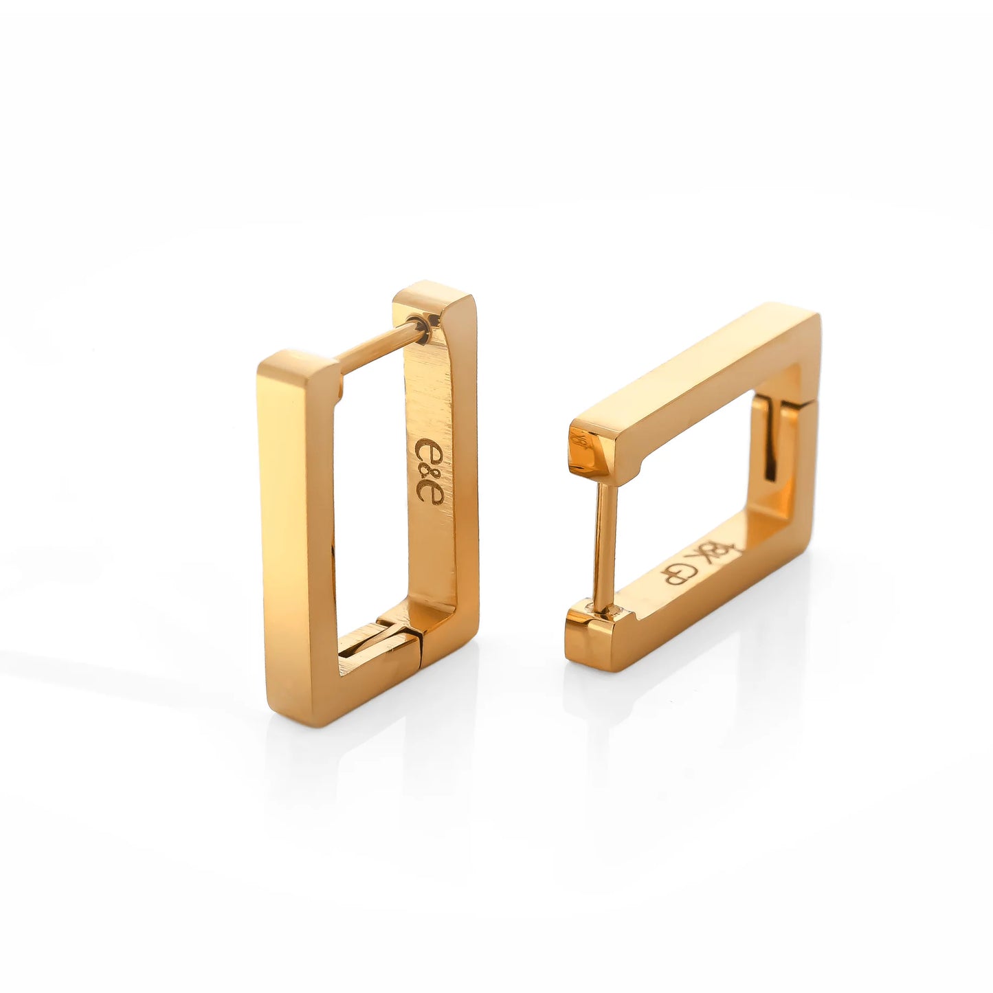 Eliasz and Ella Salice Hoops Huggies - Gold