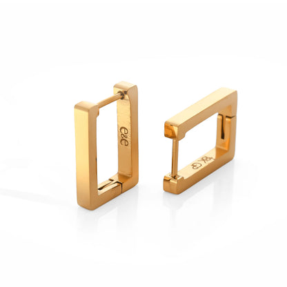 Eliasz and Ella Salice Hoops Huggies - Gold