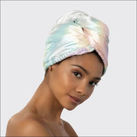 Kitsch Satin Wrapped Hair Towel - Aura
