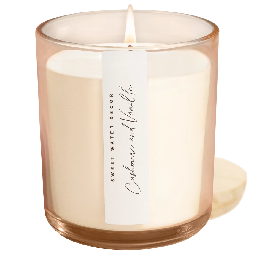 Sweet Water Candle  12oz Candle - Cashmere And Vanilla