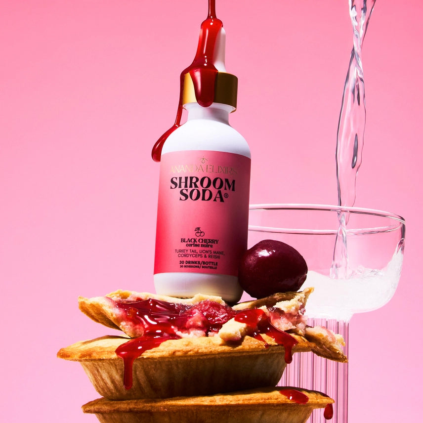Ananda Drink Drops Shroom Soda - Black Cherry