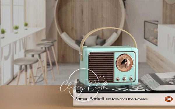 Retro Radio Wireless Speaker - Mint