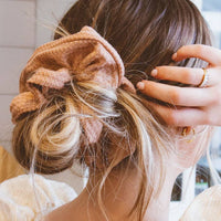 Shop ANDi Waffle Knit Jumbo Scrunchie - Blush