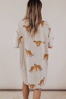 Dear Lover Plus Size Mini Dress - Apricot
