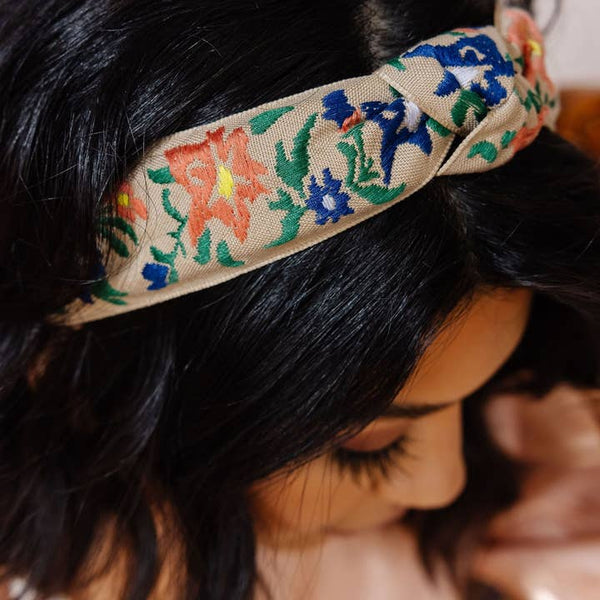 Shop ANDi Vintage Hard Headband - Floral