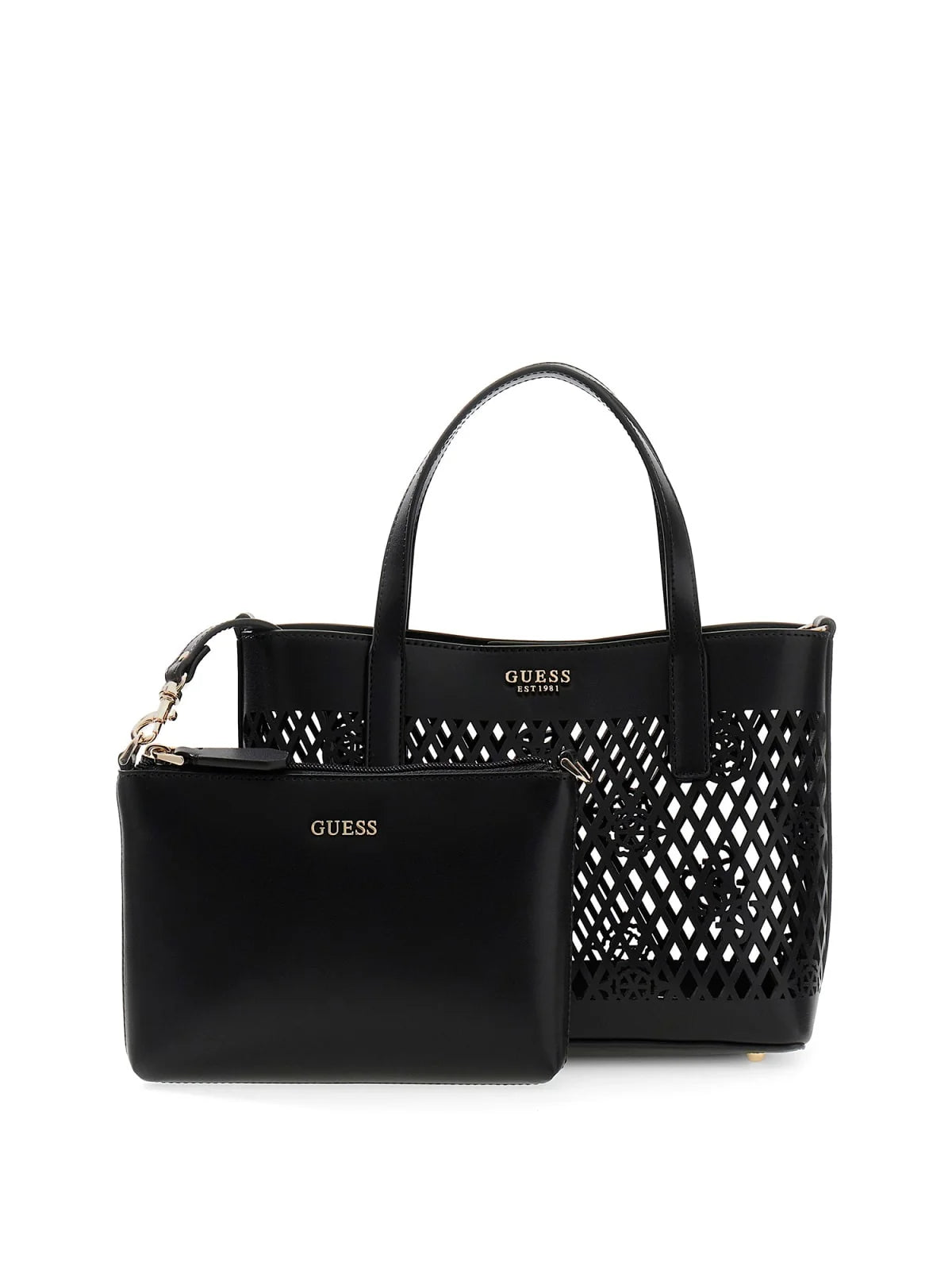 Guess Letty 2-1 Mini Tote - Black