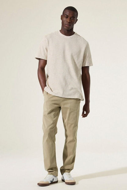 Garcia Shortsleeve T-Shirt - Brown Stripe