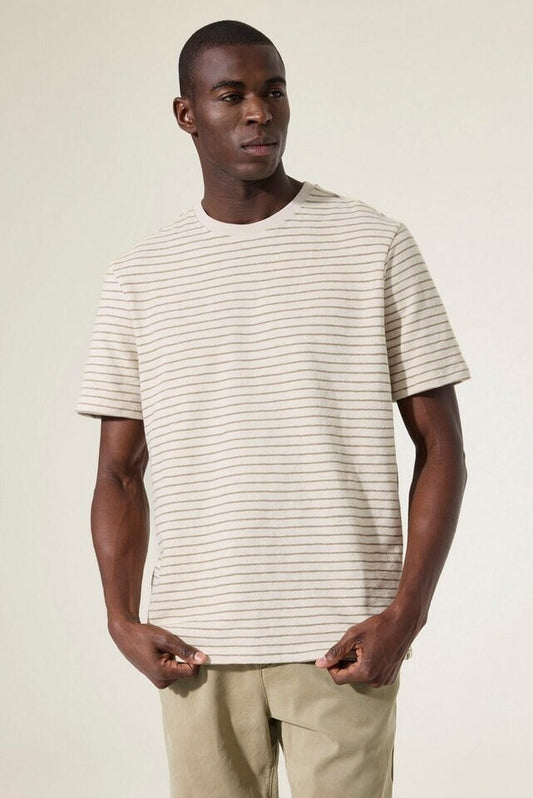 Garcia Shortsleeve T-Shirt - Brown Stripe