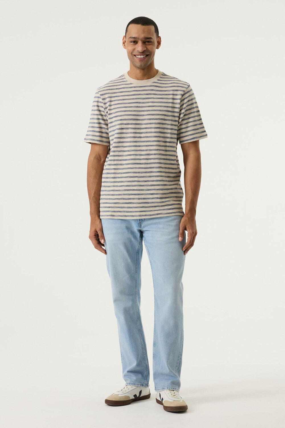 Garcia Shortsleeve T-Shirt - Blue Stripe