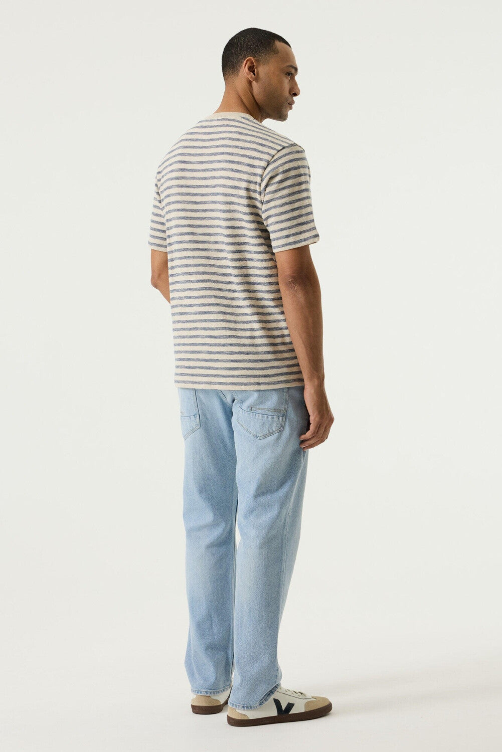 Garcia Shortsleeve T-Shirt - Blue Stripe