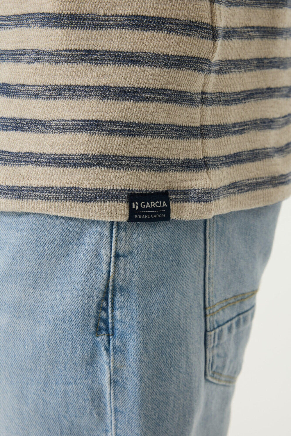 Garcia Shortsleeve T-Shirt - Blue Stripe
