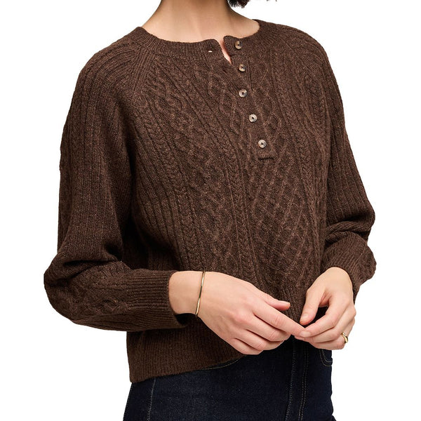 Gentle Fawn Aspen Pullover Sweater - Heather Chocolate