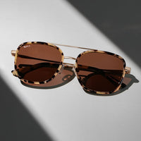 Wear Me Pro Gia Sunglasses - Beige Tortoise/Brown Lens